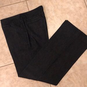 Kenneth Cole Reaction denim wide leg pants.